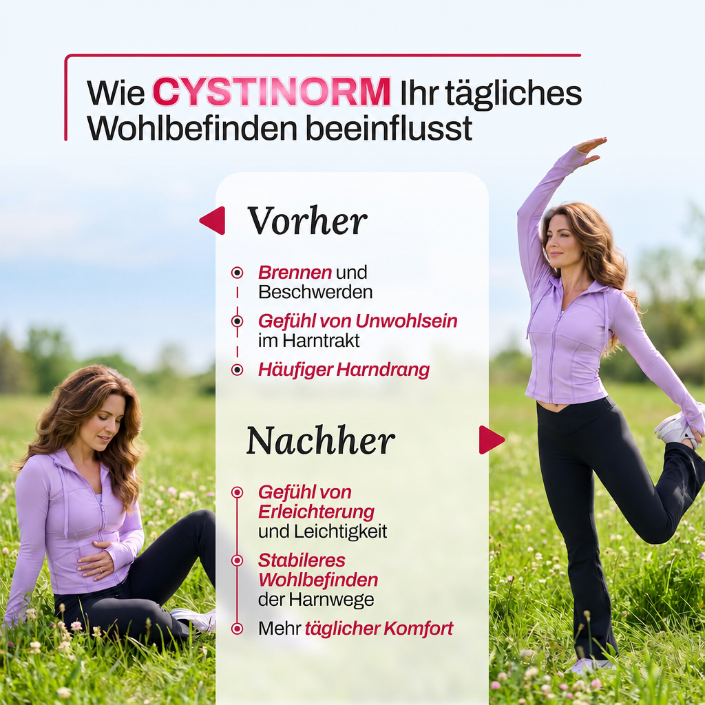 Vorher Nachher Vergleich der Blasenwand und Wirkungsweise